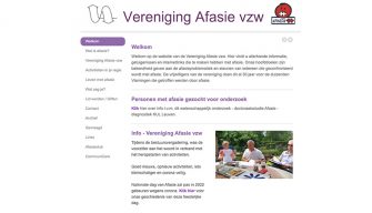 Tolbo activiteitensectoren Vlaanderen Afasie